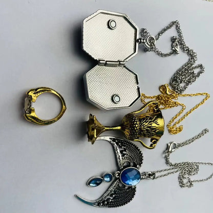Set de 7 reliquias Místicas del mundo mágico-colección joyería